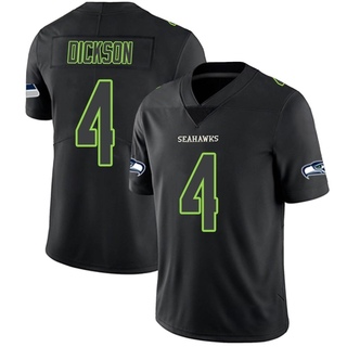 Limited Michael Dickson Men's Seattle Seahawks Jersey - Black Impact