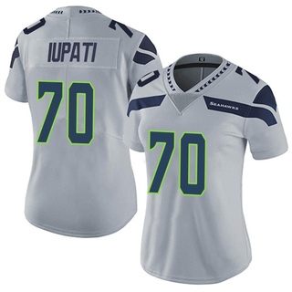 Limited Mike Iupati Women's Seattle Seahawks Alternate Vapor Untouchable Jersey - Gray