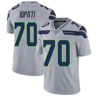 Limited Mike Iupati Youth Seattle Seahawks Alternate Vapor Untouchable Jersey - Gray