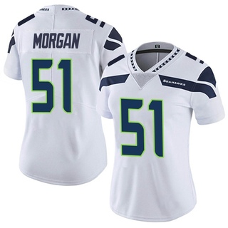 Limited Mike Morgan Women's Seattle Seahawks Vapor Untouchable Jersey - White