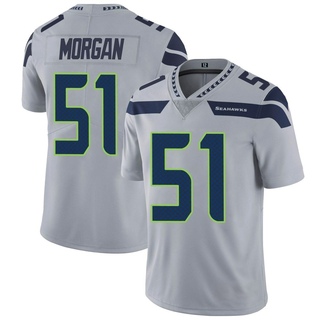Limited Mike Morgan Youth Seattle Seahawks Alternate Vapor Untouchable Jersey - Gray