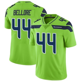 Limited Nick Bellore Men's Seattle Seahawks Color Rush Neon Jersey - Green