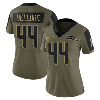 Limited Nick Bellore Women's Seattle Seahawks 2021 Salute To Service Jersey - Olive
