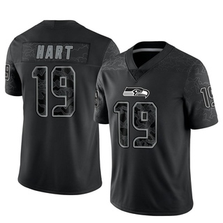 Limited Penny Hart Men's Seattle Seahawks Reflective Jersey - Black