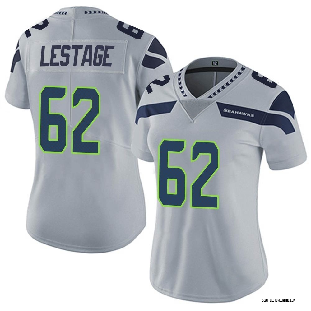 Limited Pier-Olivier Lestage Women's Seattle Seahawks Alternate Vapor Untouchable Jersey - Gray