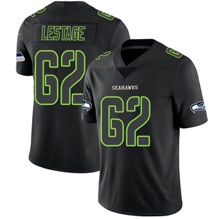 Limited Pier-Olivier Lestage Youth Seattle Seahawks Jersey - Black Impact