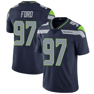 Limited Poona Ford Men's Seattle Seahawks Team Color Vapor Untouchable Jersey - Navy