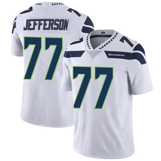 Limited Quinton Jefferson Men's Seattle Seahawks Vapor Untouchable Jersey - White