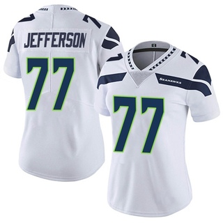 Limited Quinton Jefferson Women's Seattle Seahawks Vapor Untouchable Jersey - White