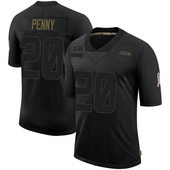 Limited Rashaad Penny Youth Seattle Seahawks 2020 Salute To Service Jersey - Black