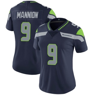 Limited Sean Mannion Women's Seattle Seahawks Team Color Vapor Untouchable Jersey - Navy