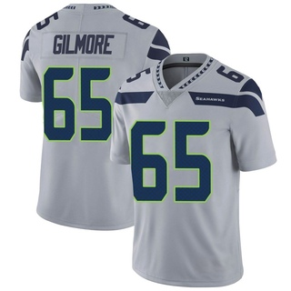 Limited Shamarious Gilmore Men's Seattle Seahawks Alternate Vapor Untouchable Jersey - Gray