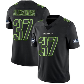 Limited Shaun Alexander Youth Seattle Seahawks Jersey - Black Impact