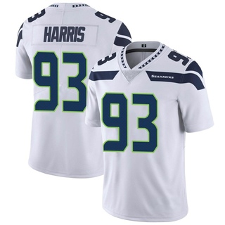 Limited Shelby Harris Men's Seattle Seahawks Vapor Untouchable Jersey - White