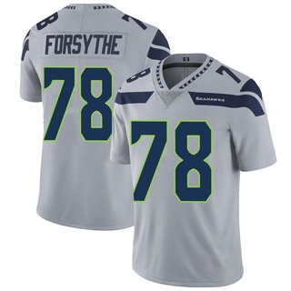 Limited Stone Forsythe Men's Seattle Seahawks Alternate Vapor Untouchable Jersey - Gray