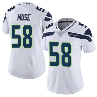 Limited Tanner Muse Women's Seattle Seahawks Vapor Untouchable Jersey - White