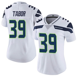 Limited Teez Tabor Women's Seattle Seahawks Vapor Untouchable Jersey - White