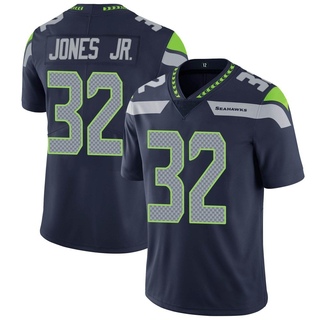 Limited Tony Jones Jr. Men's Seattle Seahawks Team Color Vapor Untouchable Jersey - Navy