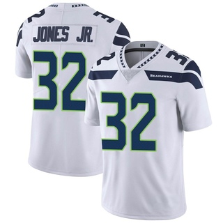 Limited Tony Jones Jr. Men's Seattle Seahawks Vapor Untouchable Jersey - White
