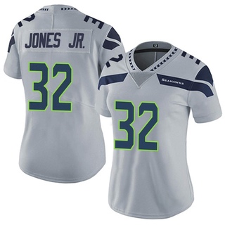 Limited Tony Jones Jr. Women's Seattle Seahawks Alternate Vapor Untouchable Jersey - Gray