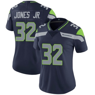 Limited Tony Jones Jr. Women's Seattle Seahawks Team Color Vapor Untouchable Jersey - Navy