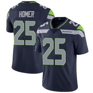 Limited Travis Homer Youth Seattle Seahawks Team Color Vapor Untouchable Jersey - Navy