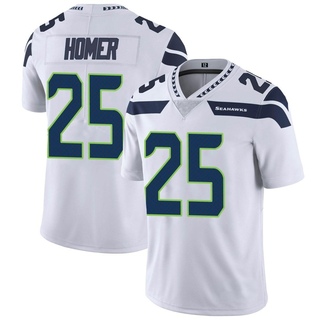 Limited Travis Homer Youth Seattle Seahawks Vapor Untouchable Jersey - White