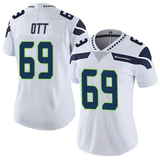Limited Tyler Ott Women's Seattle Seahawks Vapor Untouchable Jersey - White