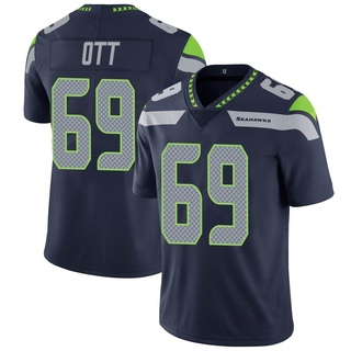 Limited Tyler Ott Youth Seattle Seahawks Team Color Vapor Untouchable Jersey - Navy