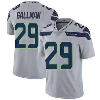 Limited Wayne Gallman Men's Seattle Seahawks Alternate Vapor Untouchable Jersey - Gray