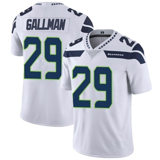 Limited Wayne Gallman Men's Seattle Seahawks Vapor Untouchable Jersey - White