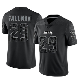 Limited Wayne Gallman Youth Seattle Seahawks Reflective Jersey - Black