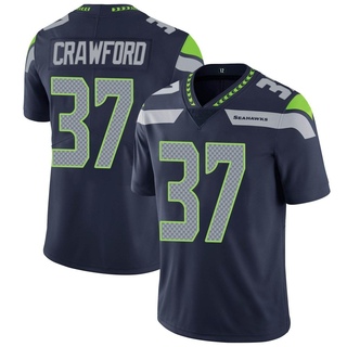 Limited Xavier Crawford Youth Seattle Seahawks Team Color Vapor Untouchable Jersey - Navy